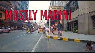 Mabini Street, Malate, Manila, Philippines KTV area walking tour 4k