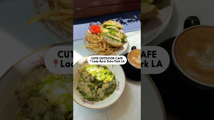 2025年 CUTE CAFE IN LA #echopark #lafood #cafe #pesto