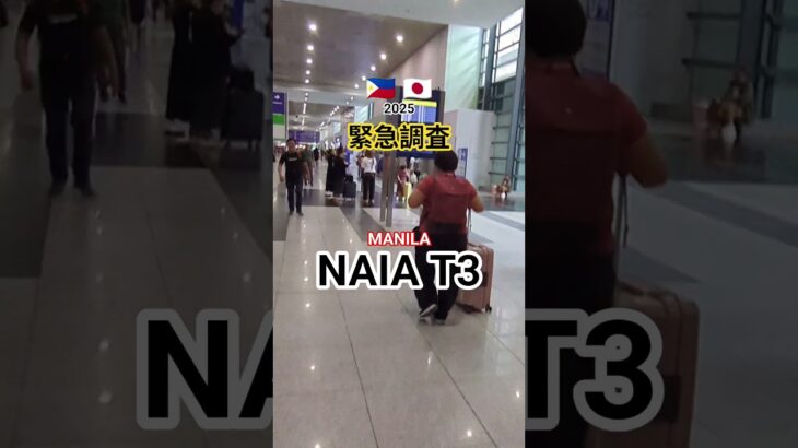 [緊急調査]マニラ出張旅行調査NAIA対象者到着マニラ空港 #マニラ探偵社 #マニラ空港 #マニラ出張旅行調査 #MANILA探偵 #海外調査フィリピン #マニラ旅行カジノ調査 #マニラ彼女証拠撮影