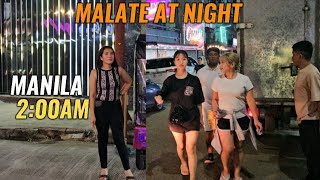 2024年 WHAT’S GOING ON IN MALATE!? KTV BAR STREET ALMOST EMPTY JULY-2025 MANILA PHILIPPINES 🇵🇭