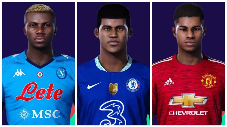 Ajuste de overall PES 2021 – Andrey Santos, Rashford, Mitoma, Osimhen e Kvaratskhelia