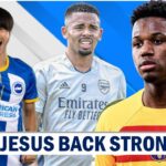 Gabriel Jesus Imminent Return | Arsenal Eyeing Mitoma | Ansu Fati On Arteta & Bayern’s Radar !!