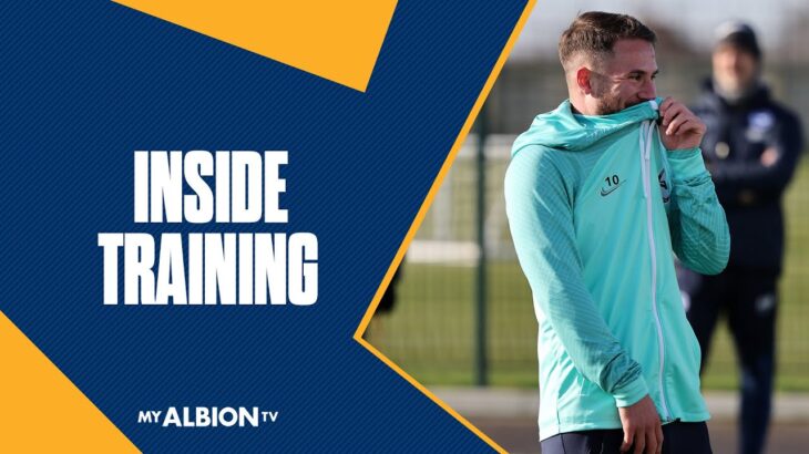 Intense Attacking Drill With Mitoma, Mac Allister & More! | Brighton’s Inside Training