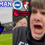 KAORU MITOMA LATE GOAL GETS BRIGHTON THE 3 POINTS AGAINST BOURNEMOUTH I 1-0 I MATCH DAY VLOG