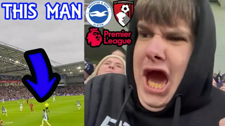 KAORU MITOMA LATE GOAL GETS BRIGHTON THE 3 POINTS AGAINST BOURNEMOUTH I 1-0 I MATCH DAY VLOG