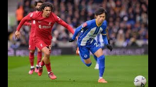 Liverpool Defenders Destroyed By Kaoru Mitoma