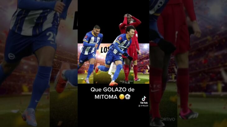 MITOMA GOLAZO #futbol #premierleague #mitoma