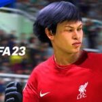 Newcastle United vs Liverpool Premier League FIFA 23 KAORU MITOMA