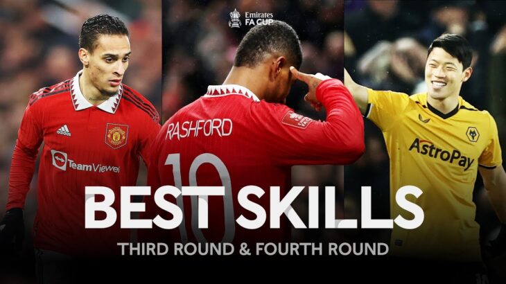 Rashford, Antony, Mitoma, Hwang Hee-chan | Best Skills From Third & Fourth Round | Emirates FA Cup