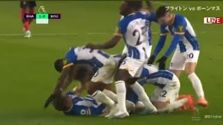 Whole Brighton Team Hugs Kaoru Mitoma (Goal Vs Bournemouth) Brighton 1 Bournemouth 0 #Mitoma😍😍