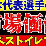 【サッカー日本代表】三笘薫は!?久保建英は!?市場価値ベストイレブン!!【ゆっくりサッカー解説】