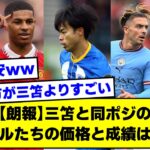 【朗報】三笘と同ポジのライバルたちの価格と成績はこちらｗｗ【2ch】【サッカースレ】