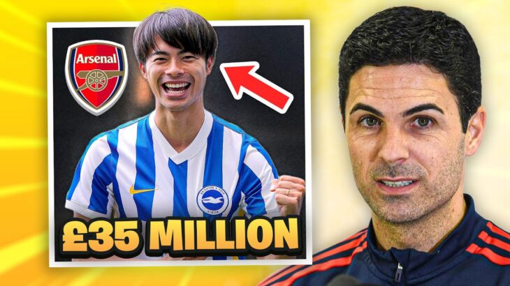 Arsenal’s £35 Million TRANSFER For Kaoru Mitoma? | Fabrizio Romano Reveals Midfield Target!