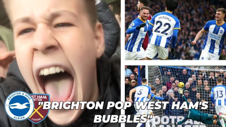 “BRIGHTON POP WEST HAM’S BUBBLES AND MITOMA 三笘 SCORES AGAIN!!” BRIGHTON VS WEST HAM MATCHDAY VLOG