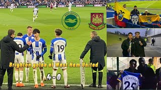 Brighton 4 vs West Ham United  0 | Goleada | Mitoma scores again | 三笘が再び得点