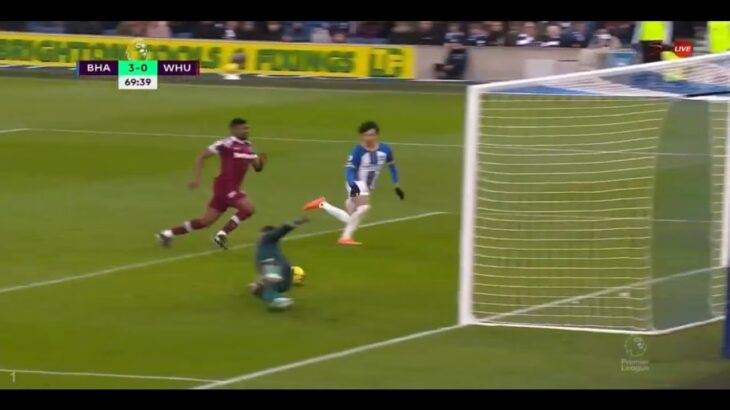 Brighton vs West Ham United (3-0), Mitoma Goal Result..