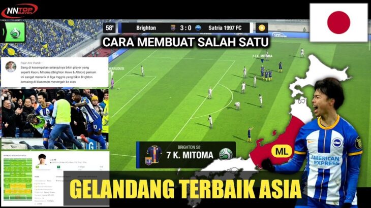 Cara Membuat Salah Satu Gelandang Terbaik Asia Kaoru Mitoma 🇯🇵 | Top Eleven