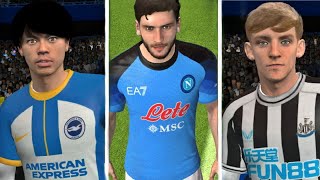 Facepack Kvartkhelia,Mitoma,Gordon FIFA 16 MOBILE