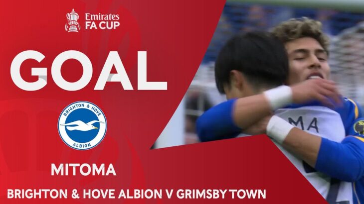 GOAL | Mitoma | Brighton 5-0 Grimsby Town | Quarter-Final | Emirates FA Cup 2022-23