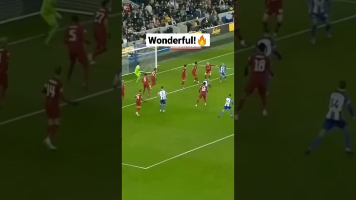 Kaoru Mitoma Wonderful Goal🔥⚽🤯 #brighton #kaorumitoma #shorts #liverpool