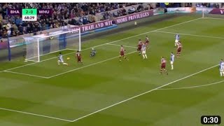 Kaoru Mitoma goal vs West Ham | Brighton vs West Ham | 3-0 |