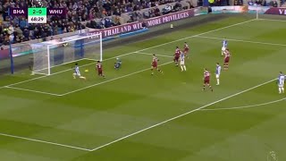 Kaoru Mitoma goal vs West Ham | Brighton vs West Ham | 3-0 |