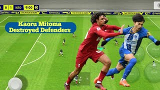 Kaoru Mitoma humiliating e football defenders 🔥