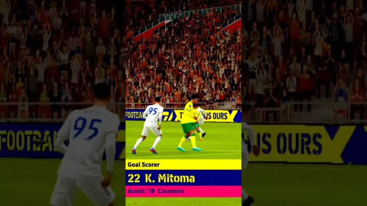 MITOMA wonder goal against online player. #efootball 23 mobile