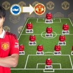 Manchester United Prediction LineupWith Kaoru Mitoma Under Erik Ten Hak.Rumour