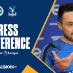 Roberto De Zerbi’s Crystal Palace Press Conference: International Break & Mitoma Contract