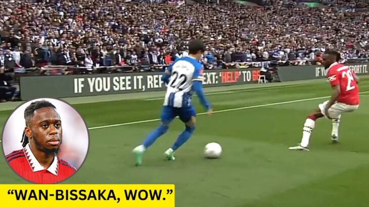 Aaron Wan-Bissaka absolutely POCKETS Mitoma vs Brighton