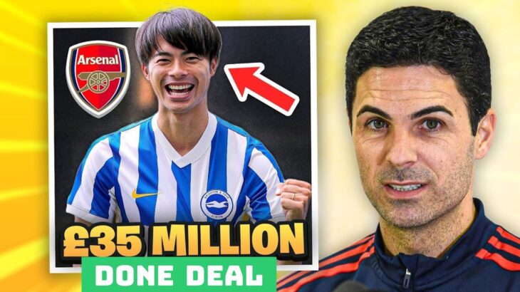 Arsenal ✅£35 Million TRANSFER For Kaoru Mitoma HAS BEEN DONE🔜!🤩 Fabrizio Romano Reveals Target!✅🔥