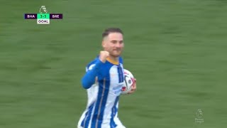 Brighton vs Brentford 3-3 Alexis Mac Allister, Kaoru Mitoma & Danny Welbeck score in draw