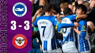 Brighton vs Brentford (3-3) All Goals Results and Extended Highlights, Mitoma Goal