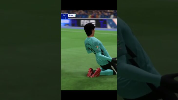 Gameplay FIFA 23 | Gol mitoma lewat serangan balik | #shorts #videoshorts