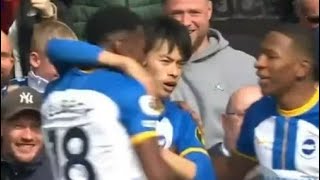 Kaoru Mitoma Goal Cip vs Brentford ( 2 – 2 )