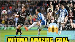 😱Kaoru Mitoma Goal vs Brentford Amazing Pass by Jason Steele for Mitoma Super Chip 三笘