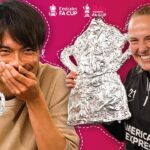 Kaoru Mitoma & Zoe Morse Take On The Tin Foil FA Cup Challenge 🏆✂️ | Emirates FA Cup