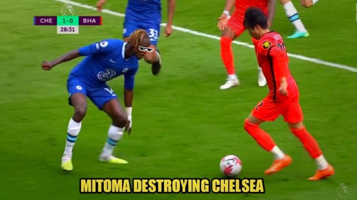 Kaoru Mitoma vs Chelsea doing magic