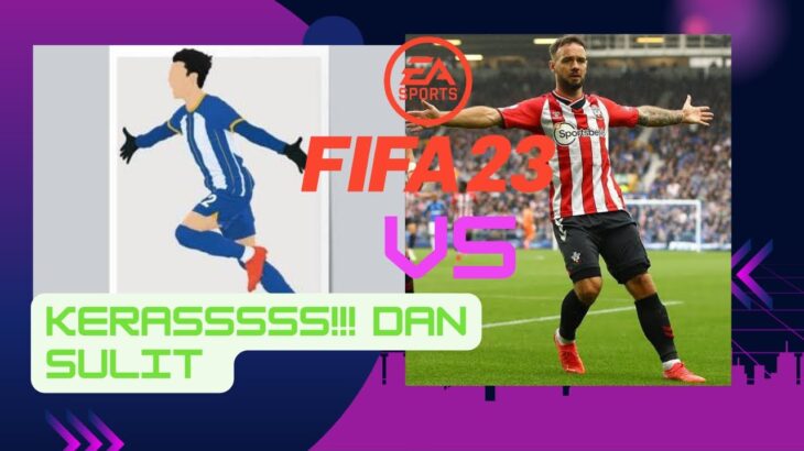 Mitoma ditantang Southampton hilight, bermain mitoma player mode | FIFA 23