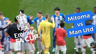 Mitoma vs Man United at FA cup semi finals 三笘薫 ブライトン vs マンチェスター・ユナイテッド FAカップ