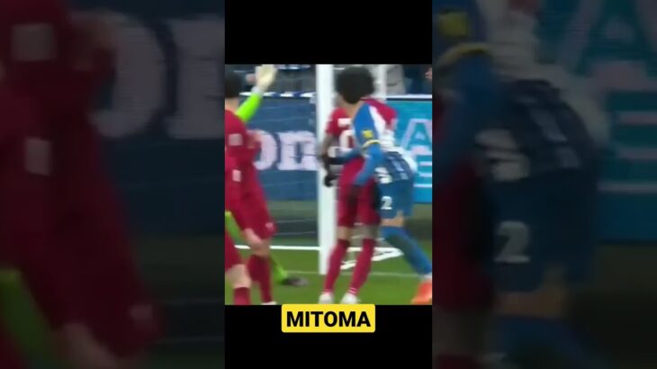 Same goals 100%●Mitoma vs Osimhen.🤯 #shorts