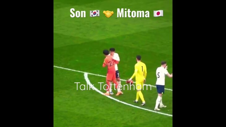 손흥민 Son Heung-min hugs Kaoru Mitoma | Sonny Spurs v Brighton | Tottenham Hotspur Stadium | EPL THFC