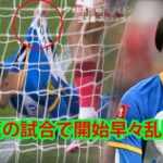 三笘薫の試合で開始早々乱闘騒ぎ　U 20アルゼンチン代表ブオナノッテが“ワンハンドクレーン”にブチ切れあわや殴り合いに