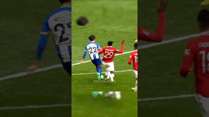 Wan Bissaka shuts down Kaoru Mitoma’s 😱#shorts #manutd #mitoma #wanbissaka #brighton