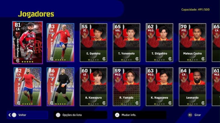 eFootball 2023_PS5 Chuva de Packs,POTW da semana MITOMA GIRO grátis,GABIGOL e muito mais