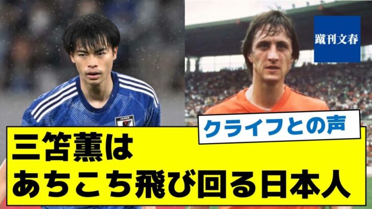 【これは褒め言葉なのか？】三笘薫はあちこち飛び回る日本人