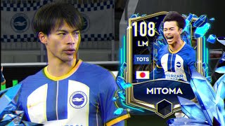 108 LM Mitoma Review!! How good is him? | TOTS 23 Event | Fifa Mobile
