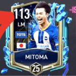 210 AGILITY!! IS HE THE BEST LM??? | MITOMA TEAM OF THE SEASON TOTS PLAYER REVIEW | FIFA MOBILE 23