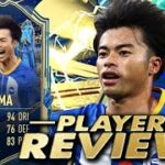 92 TEAM OF THE SEASON MITOMA PLAYER REVIEW! – OBJ PLAYER – FIFA 23 Ultimate Team